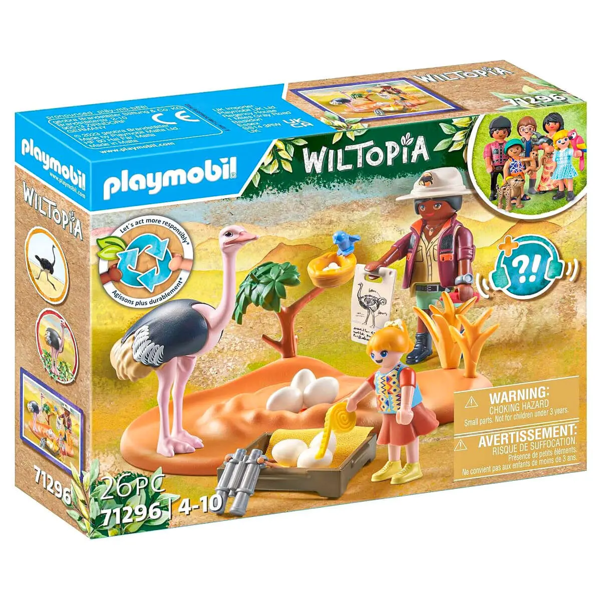 Playmobil Wiltopia: Ostrich Nest Playset 1