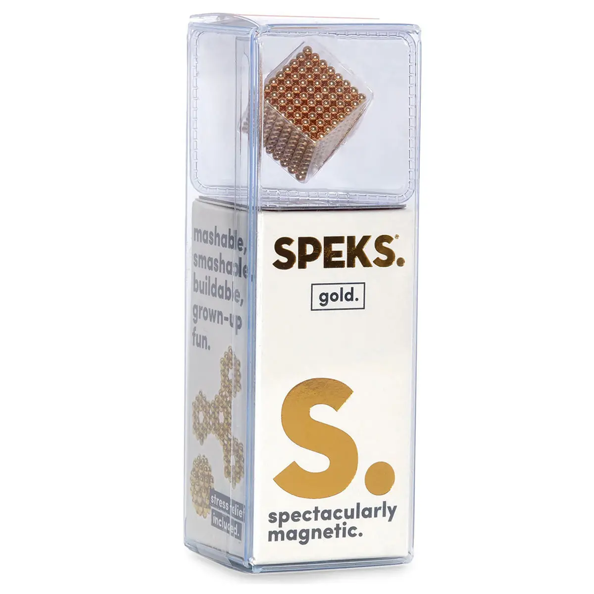 Speks Gold Spectacularly Magnetic Fidget Balls (14+) 1