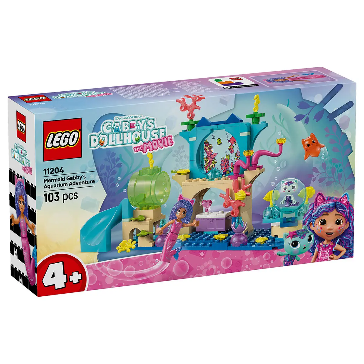 Lego Mermaid Gabby's Aquarium Adventure Building Set 1
