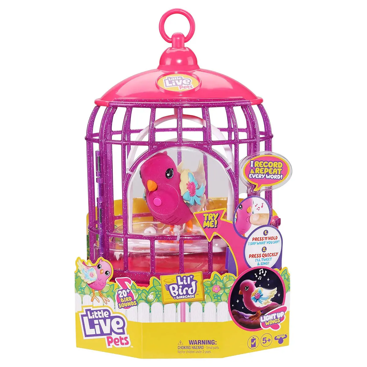 Little Live Pets Lil' Bird Tiara Twinkles Interactive Pet 1