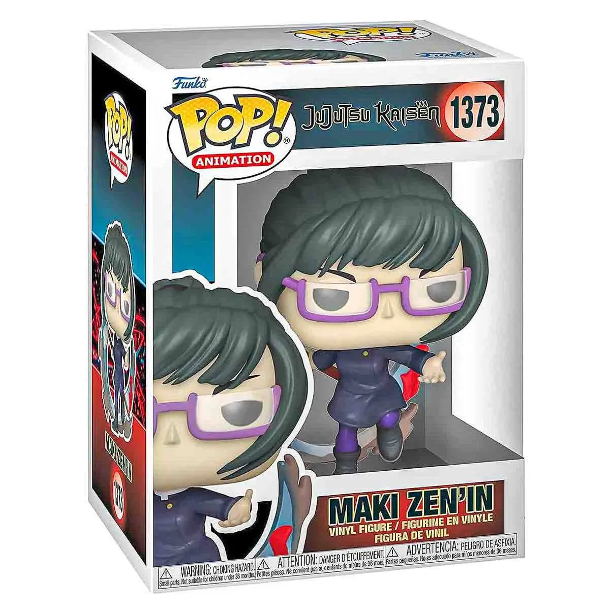 Funko Pop! Animation: Jujutsu Kaisen: Maki Zen'in Vinyl Figure #1373 1