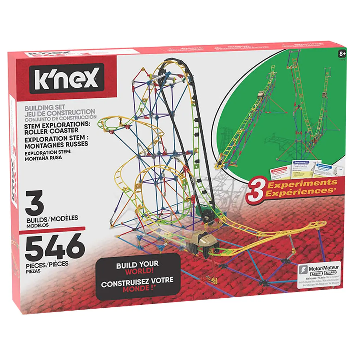 K'nex Stem Explorations: Roller Coaster 3 Model Building Set 1
