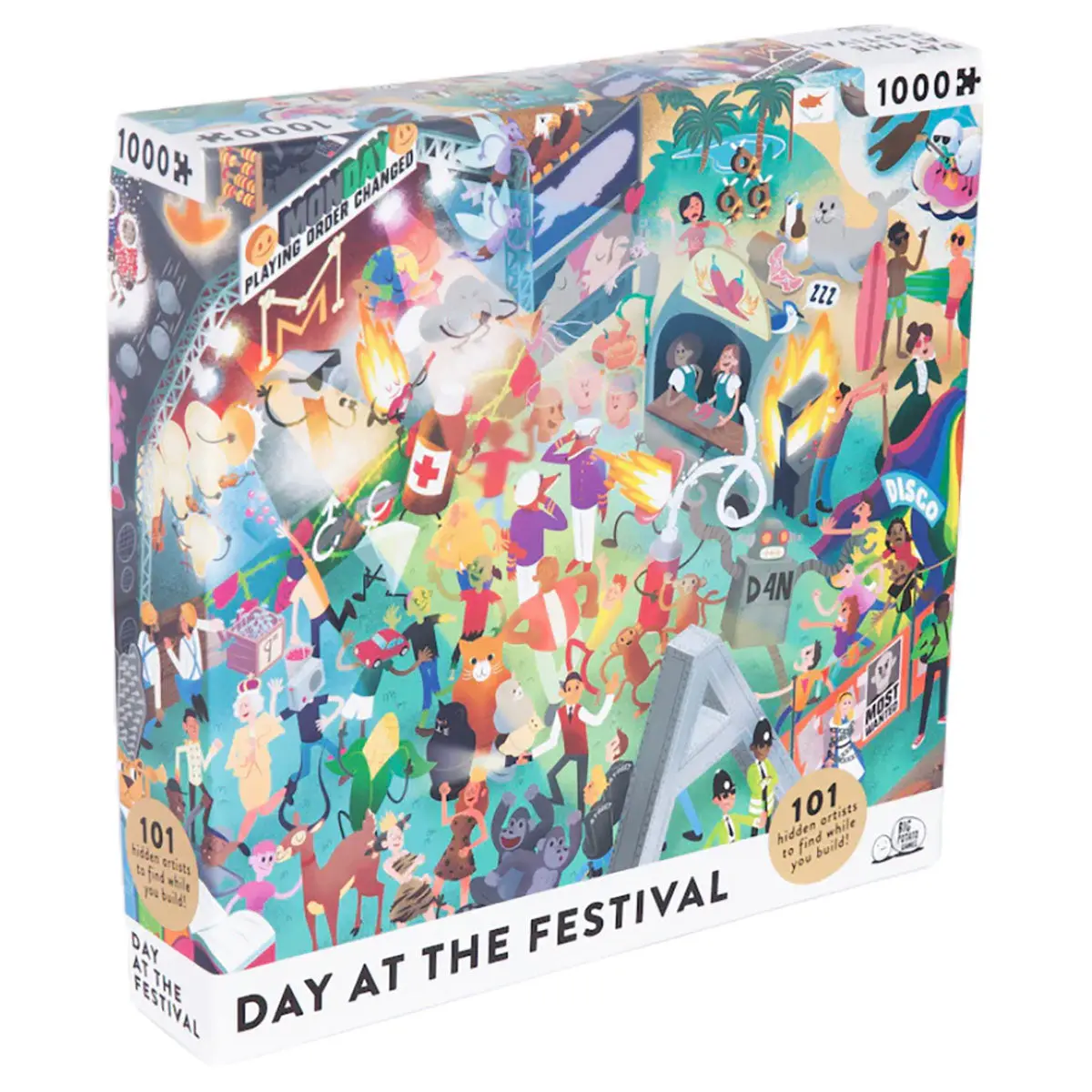 Day At The Festival 1000 Piece Jigsaw Puzzle 1