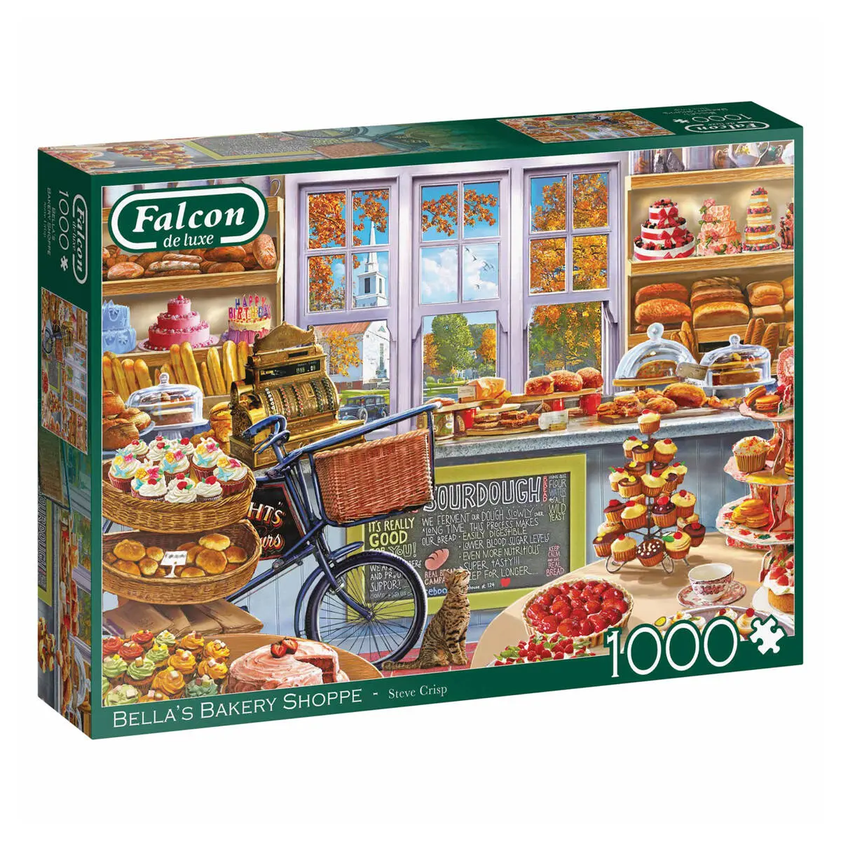 Falcon De Luxe Bella's Bakery Shoppe Puzzle 1000 Piece 1