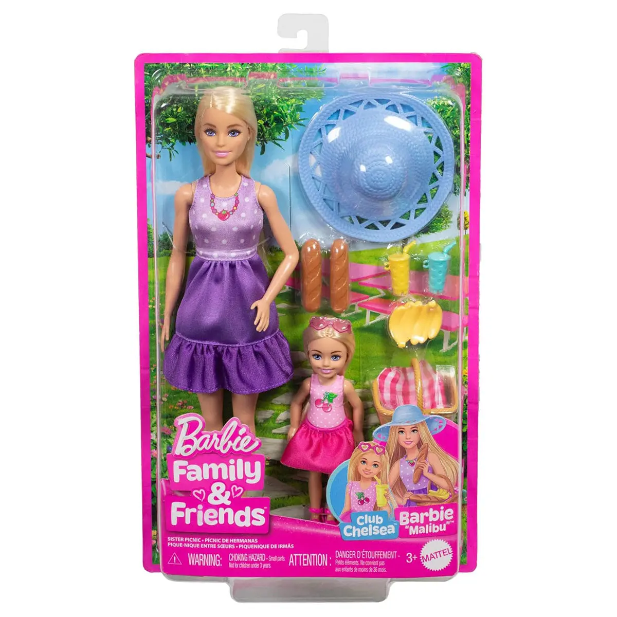 Barbie Malibu & Chelsea Sister Picnic Playset 1