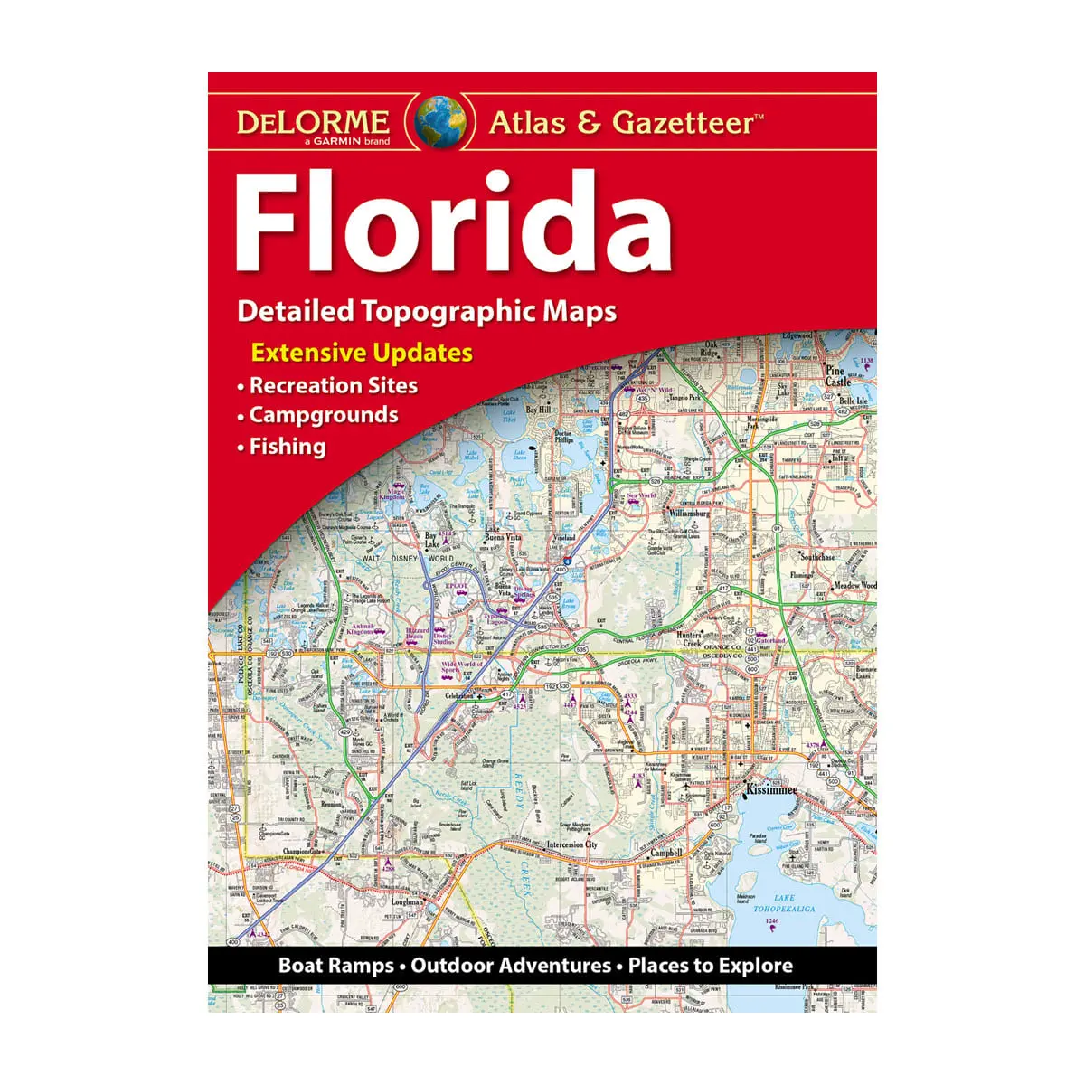 Delorme® Atlas & Gazetteer Paper Maps Florida 1