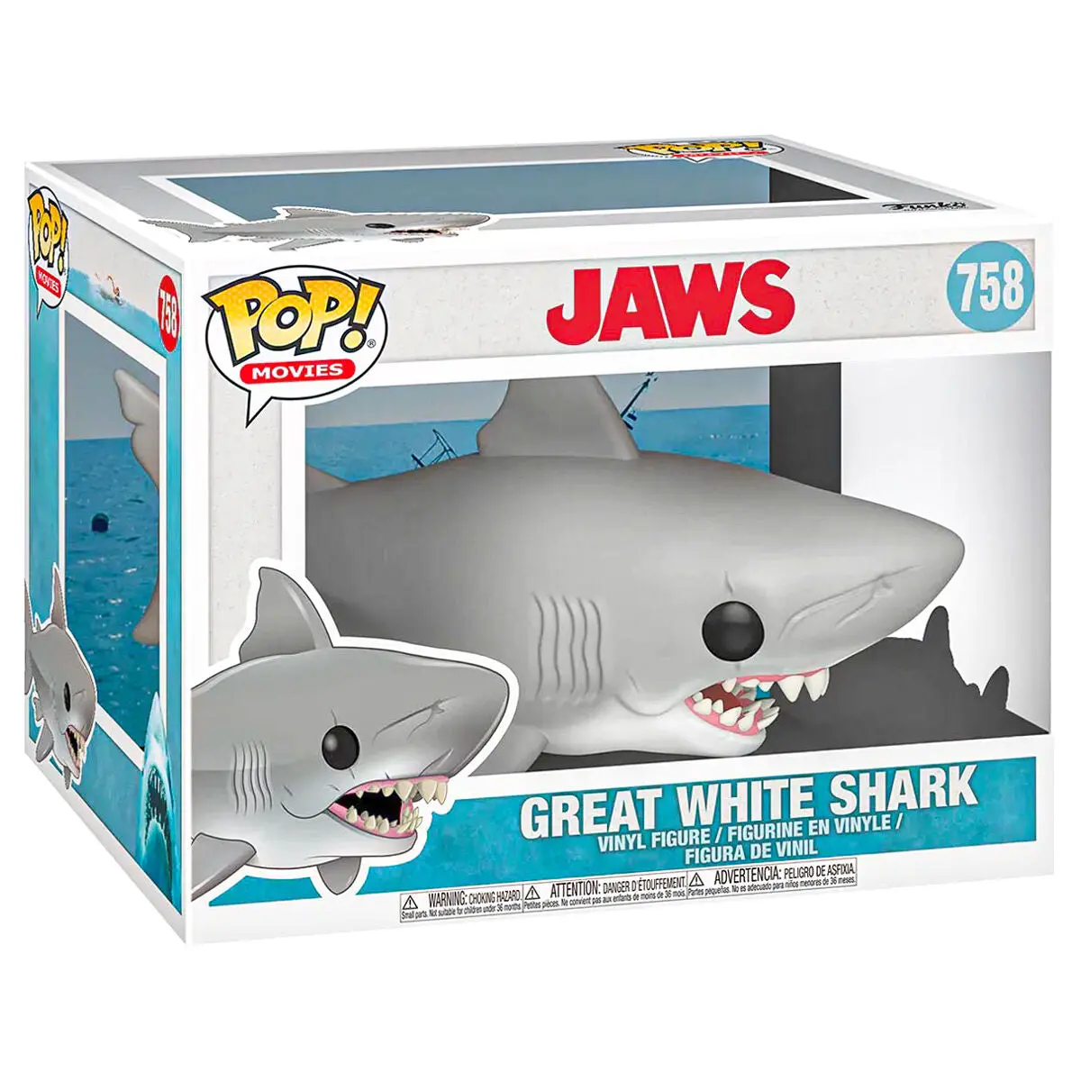 Funko Pop! Movies: Jaws: Great White Shark Vinyl Figure #758 1