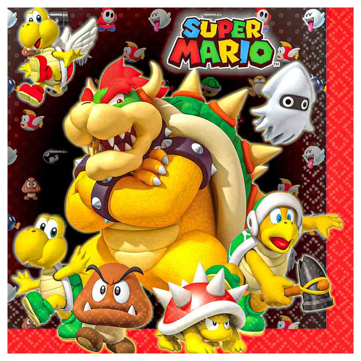 Super Mario Paper Luncheon Napkins (16 Pack) 1