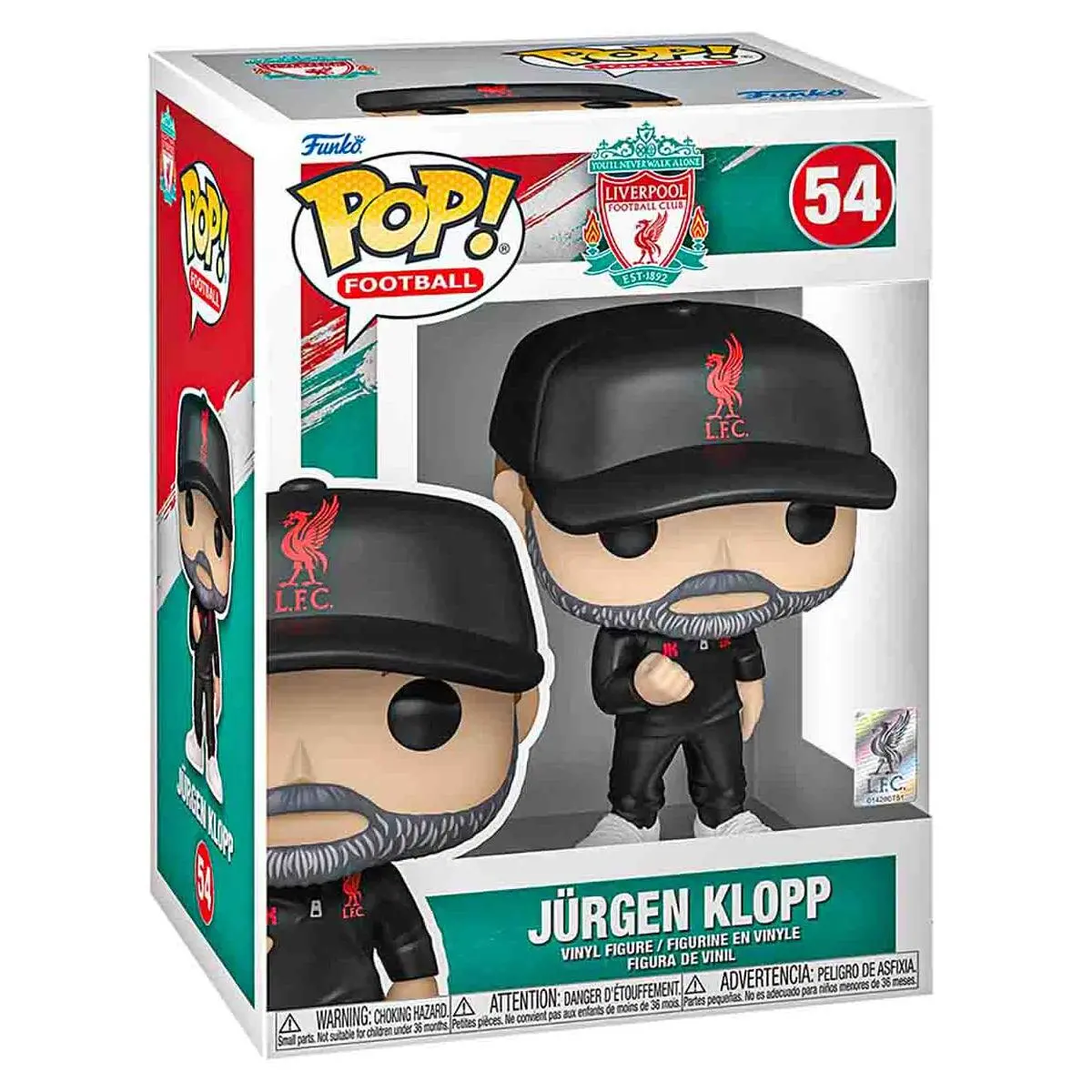 Funko Pop! Football: Liverpool Fc: Jürgen Klopp Vinyl Figure #54 1