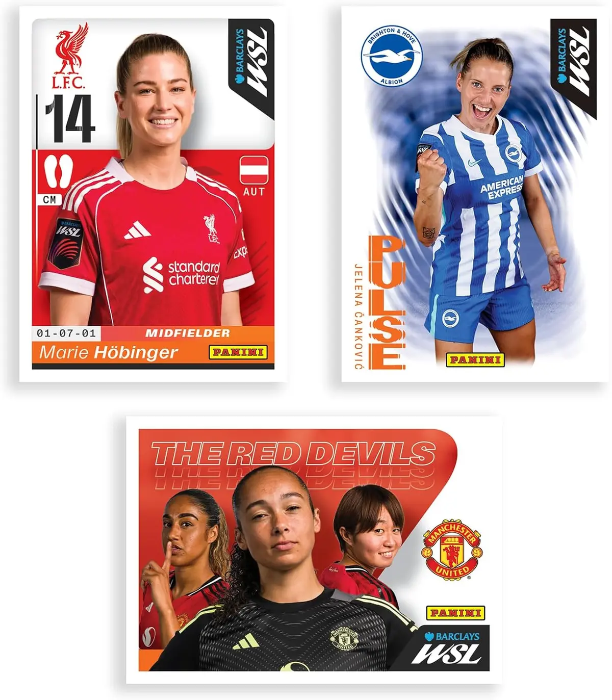 Panini Women's Super League 2025/26 Sticker Collection 50 Pack Box 2