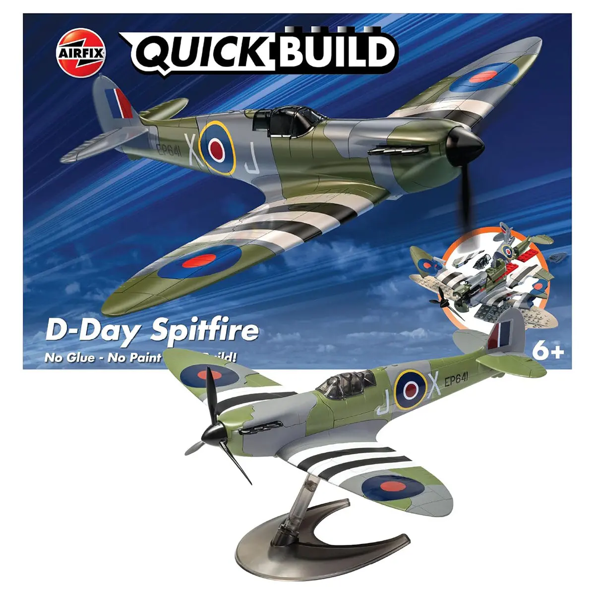 Airfix Quickbuild D-Day Spitfire Model Kit 1