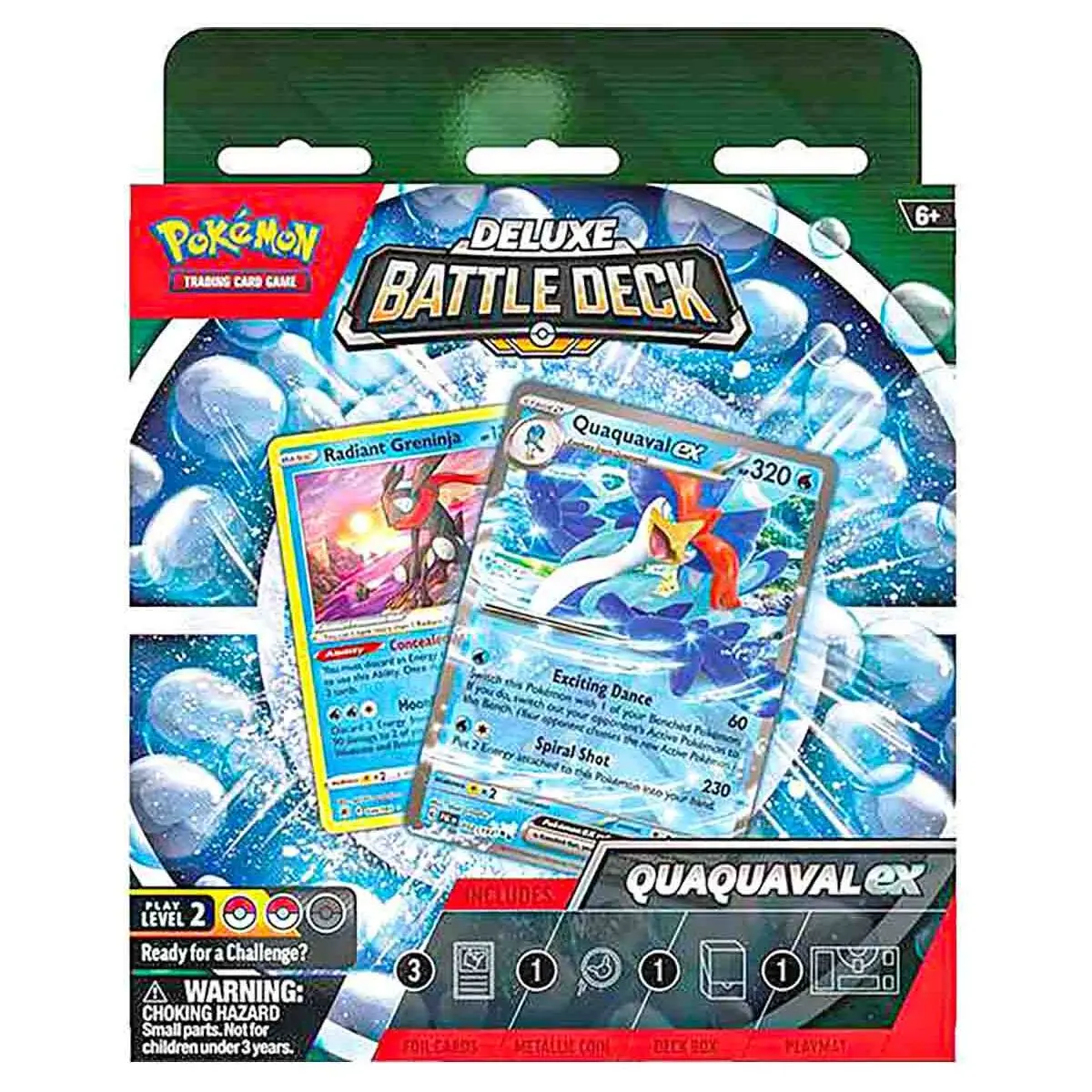 Pokémon Tcg: Quaquaval Ex Deluxe Battle Deck 1
