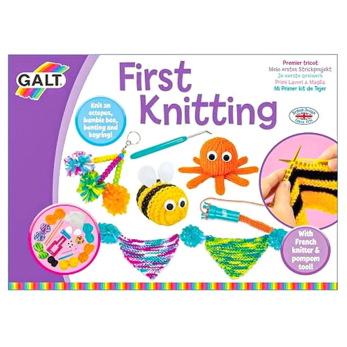 Galt First Knitting Kit 1