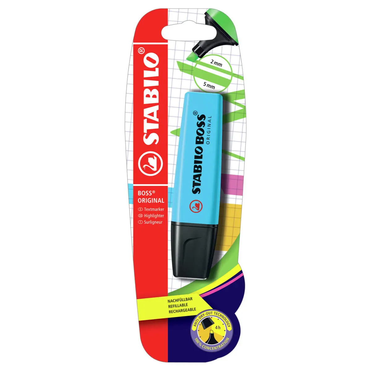 Stabilo Boss Original Blue Highlighter 1