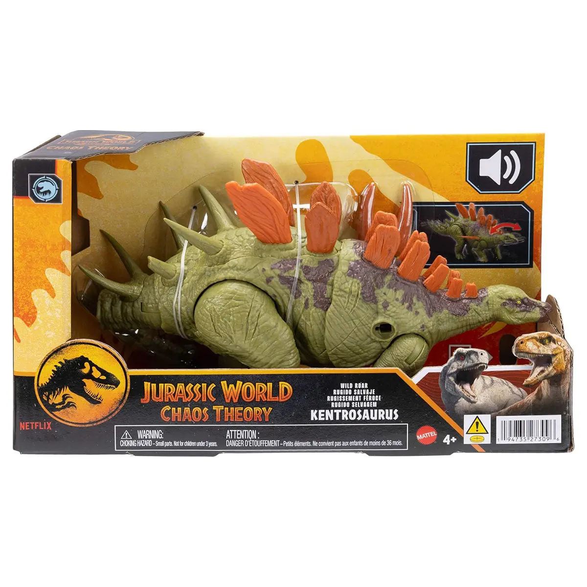 Jurassic World: Chaos Theory Wild Roar Kentrosaurus Dinosaur Figure 1