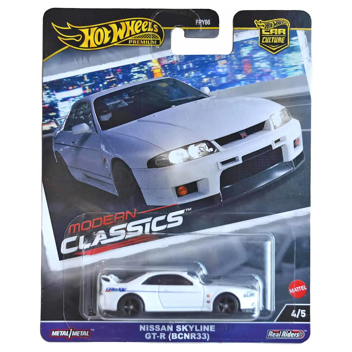 Hot Wheels Car Culture Modern Classics: Nissan Skyline Gt-R 1:64 Car (4/5) 1