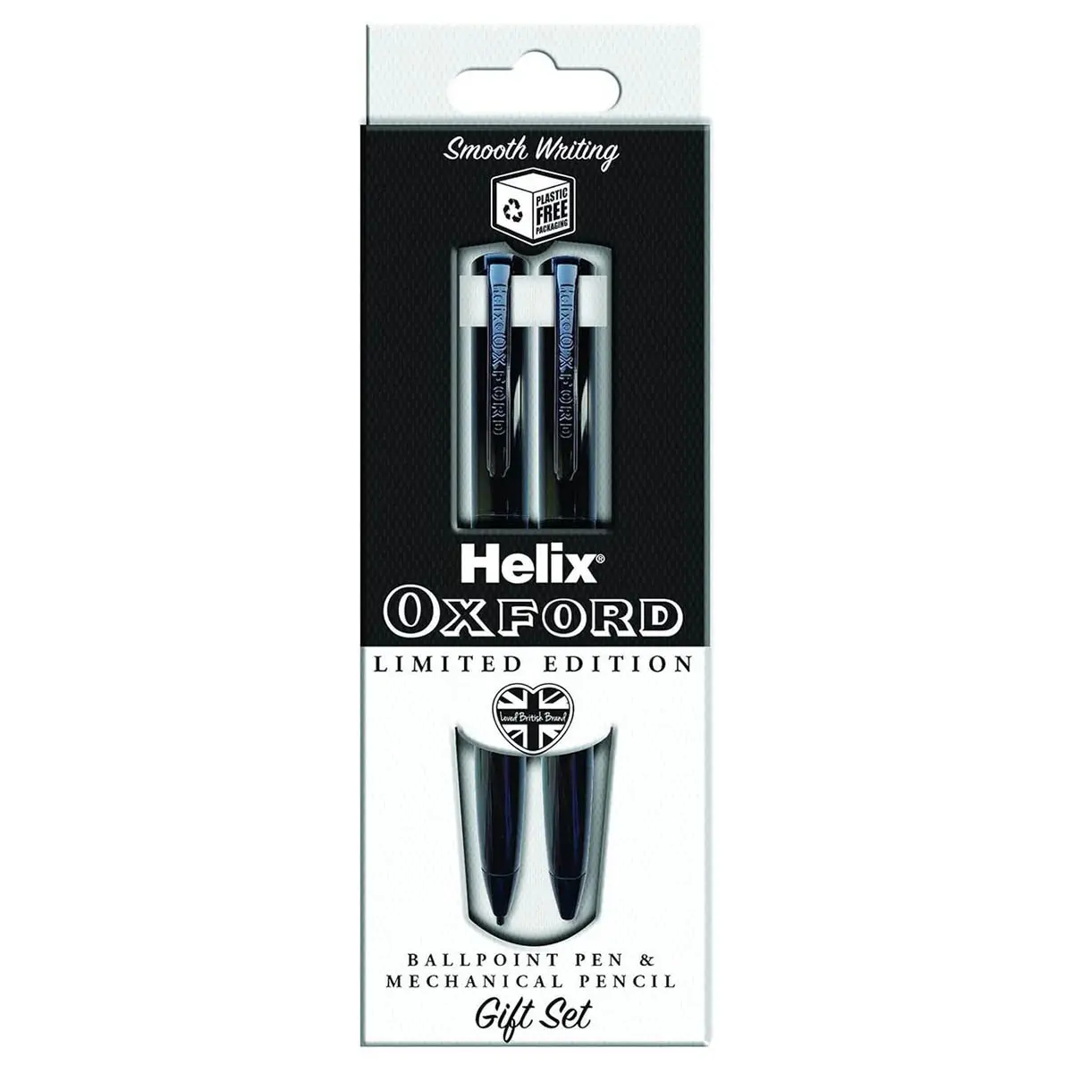 Helix Oxford Limited Edition Black Ballpoint Pen & Mechanical Pencil Gift Set 1