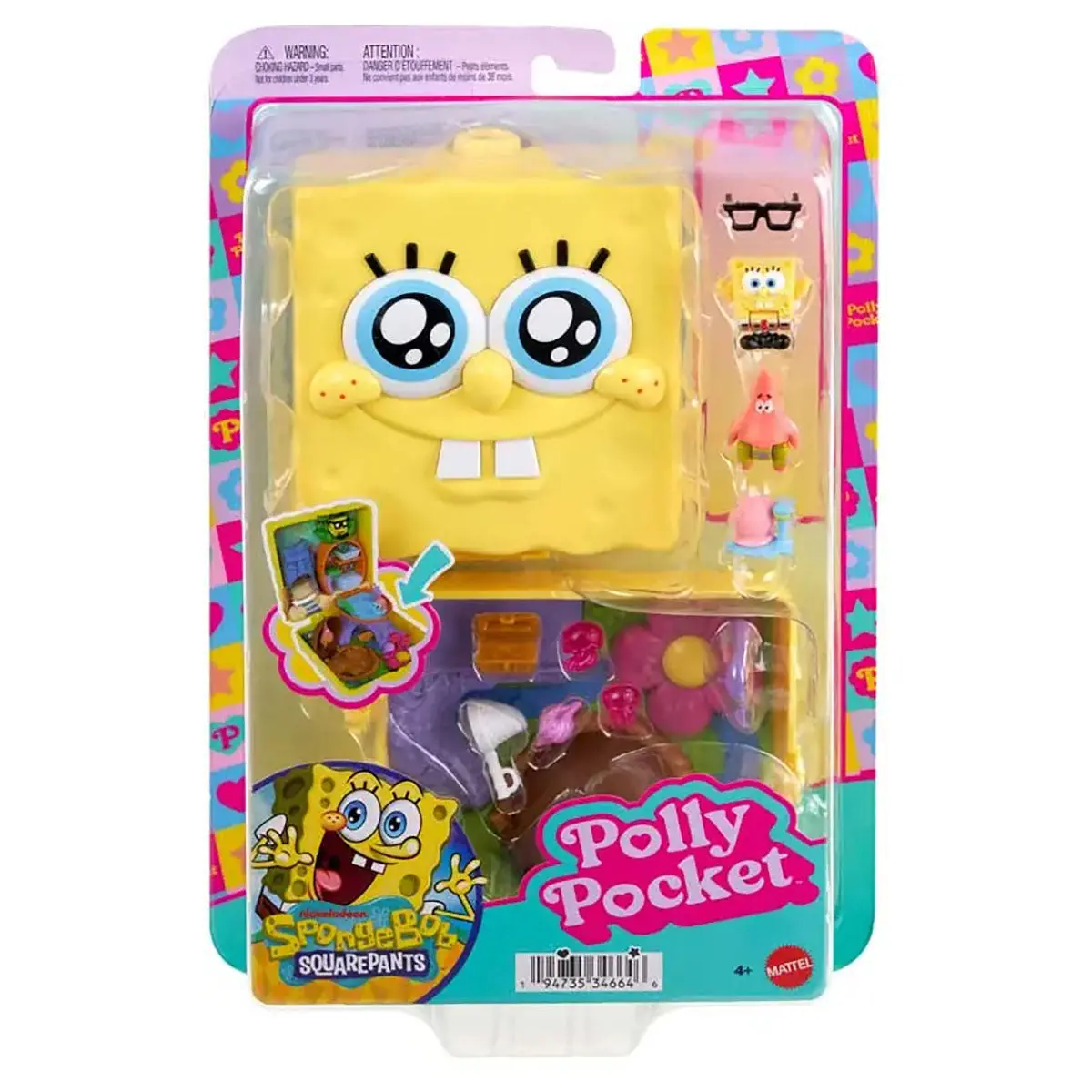 Polly Pocket Spongebob Squarepants Compact Playset 1