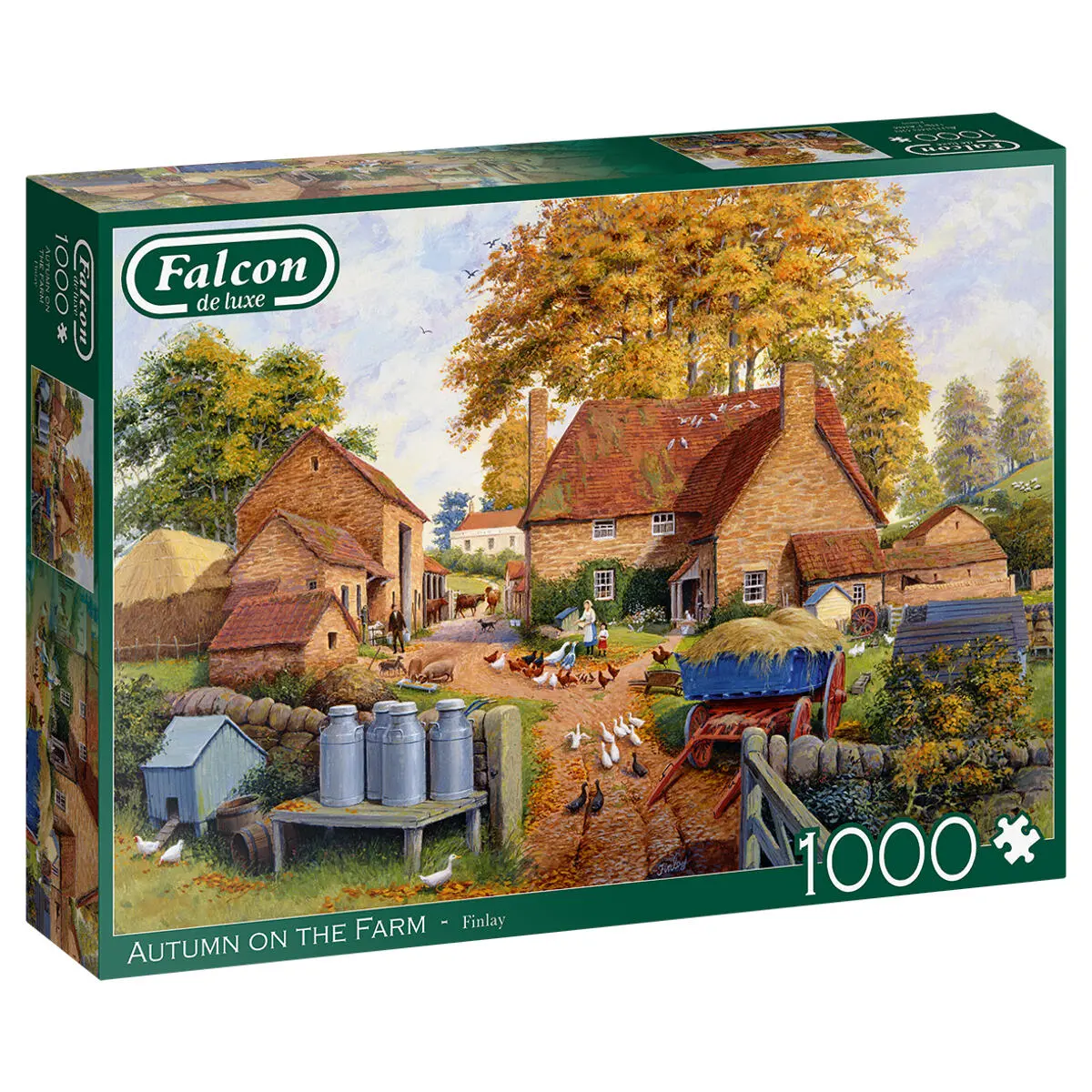 Falcon De Luxe Autumn On The Farm Puzzle 1000 Piece 1