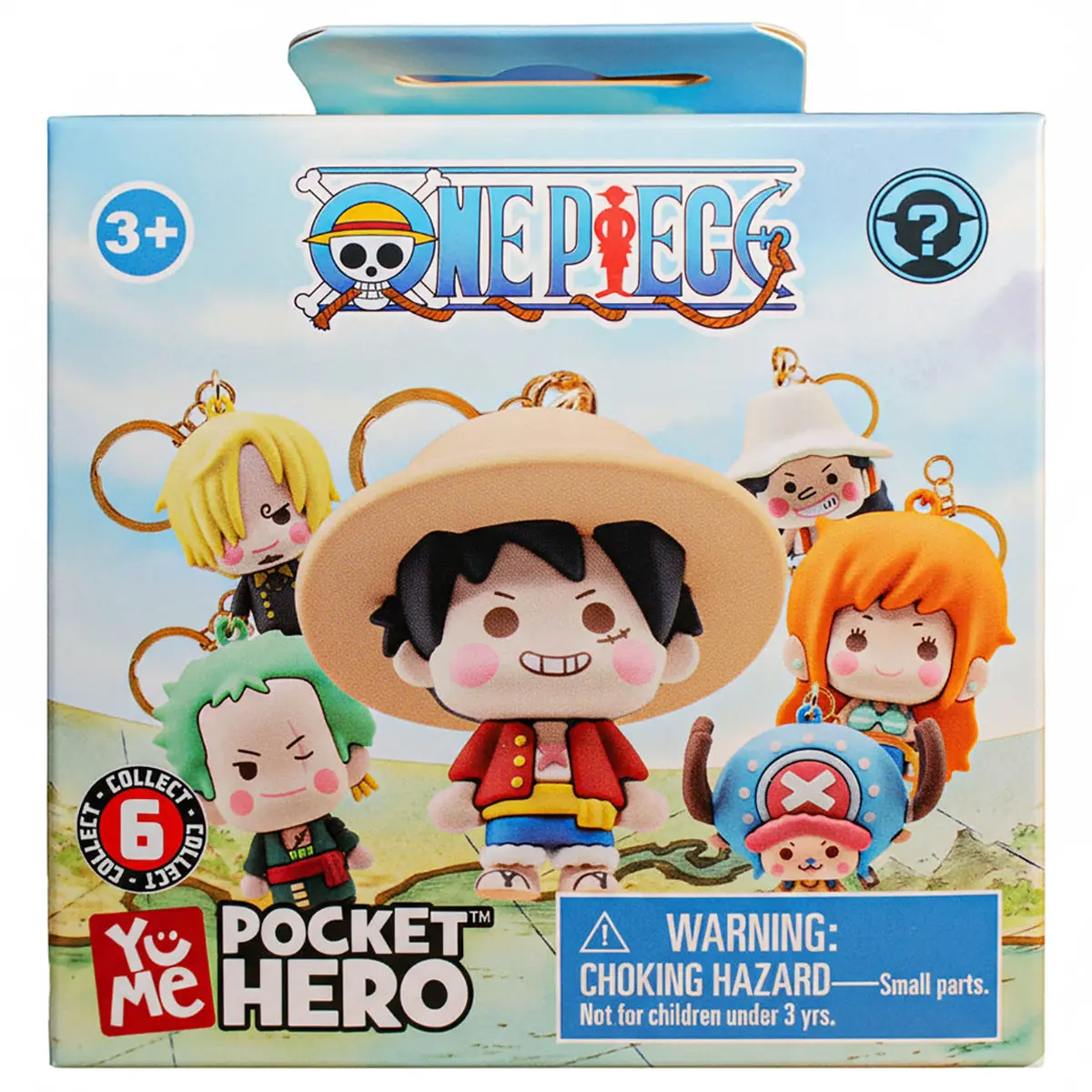 One Piece Pocket Hero Chibi Figure Blind Box (Styles Vary) 1