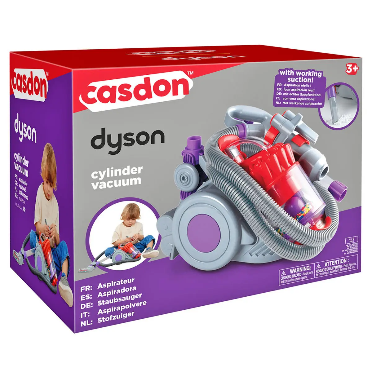 Casdon Dyson Dc22 Cylinder Vacuum Cleaner Roleplay Toy 1
