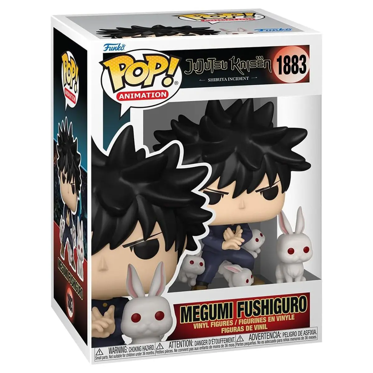 Funko Pop! Animation: Jujutsu Kaisen Megumi Fushiguru With Rabbits Vinyl Figure #1883 1