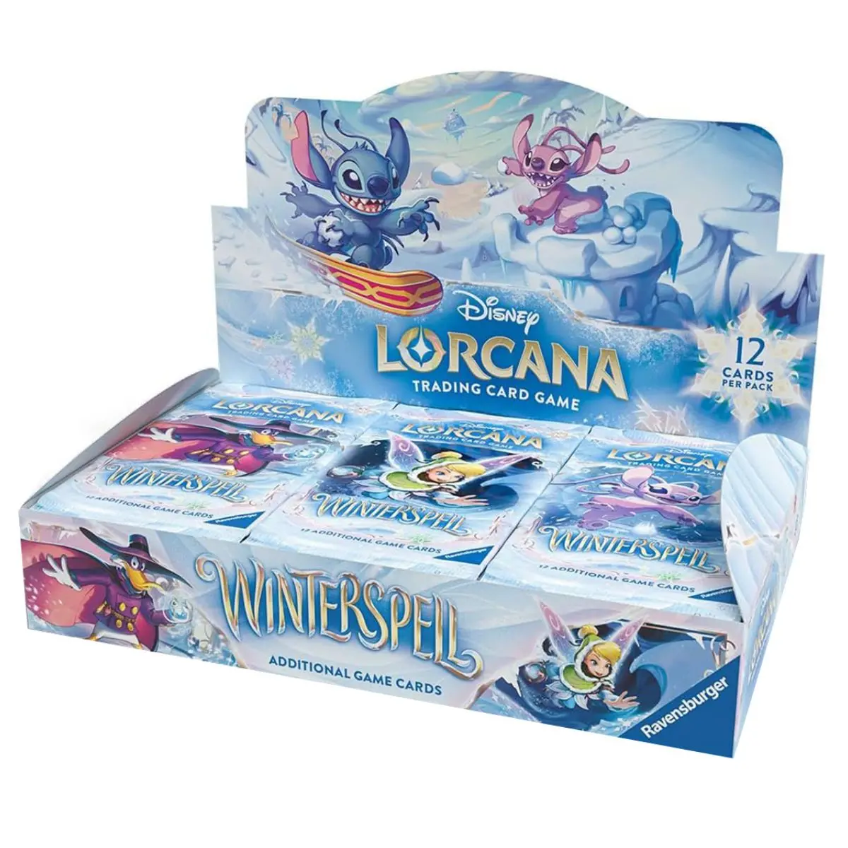 Disney Lorcana Trading Card Game Winterspell Booster 24 Pack Box 1