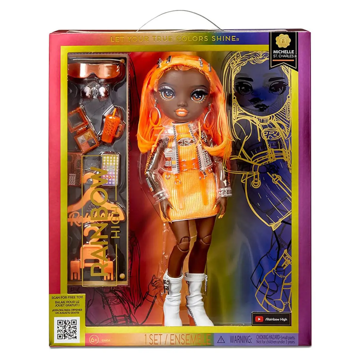 Rainbow High Let Your True Colours Shine Michelle St Charles Doll Set 1