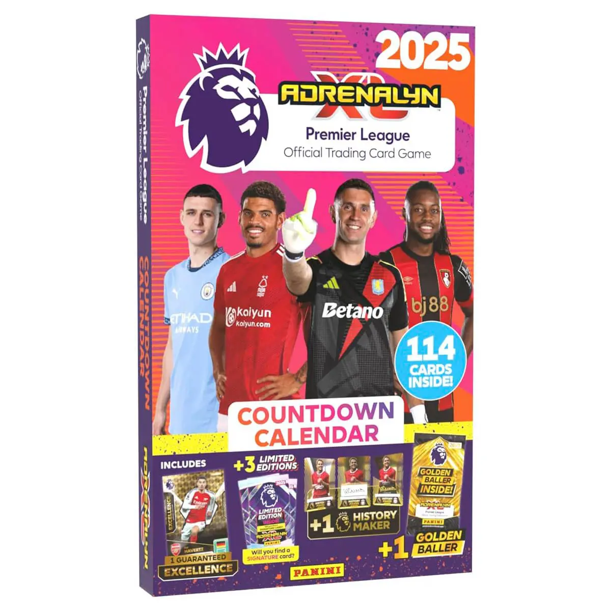 Panini Premier League 2025 Adrenalyn Xl Official Tcg Countdown Calendar 1