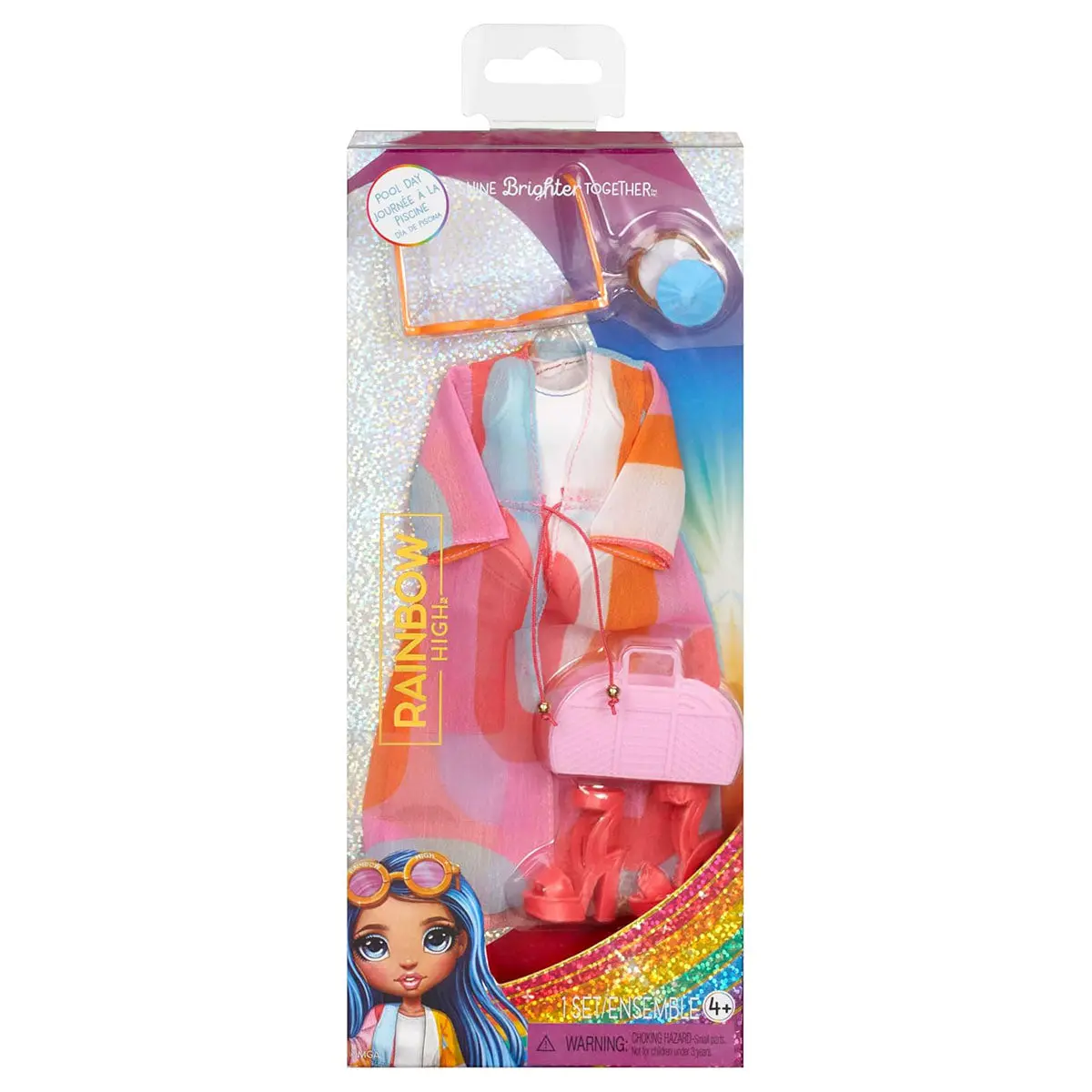 Rainbow High Pool Day Theme Fashion Pack 1