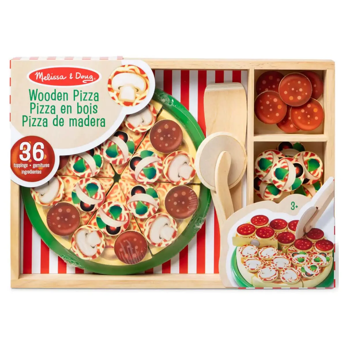 Melissa & Doug Wooden Pizza Party Set 1