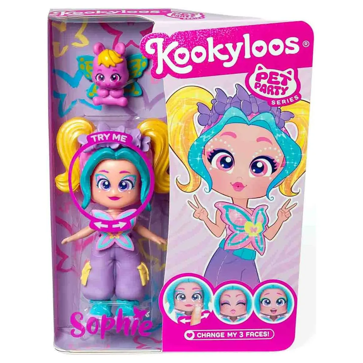 Kookyloos Pet Party Sophie Doll 1