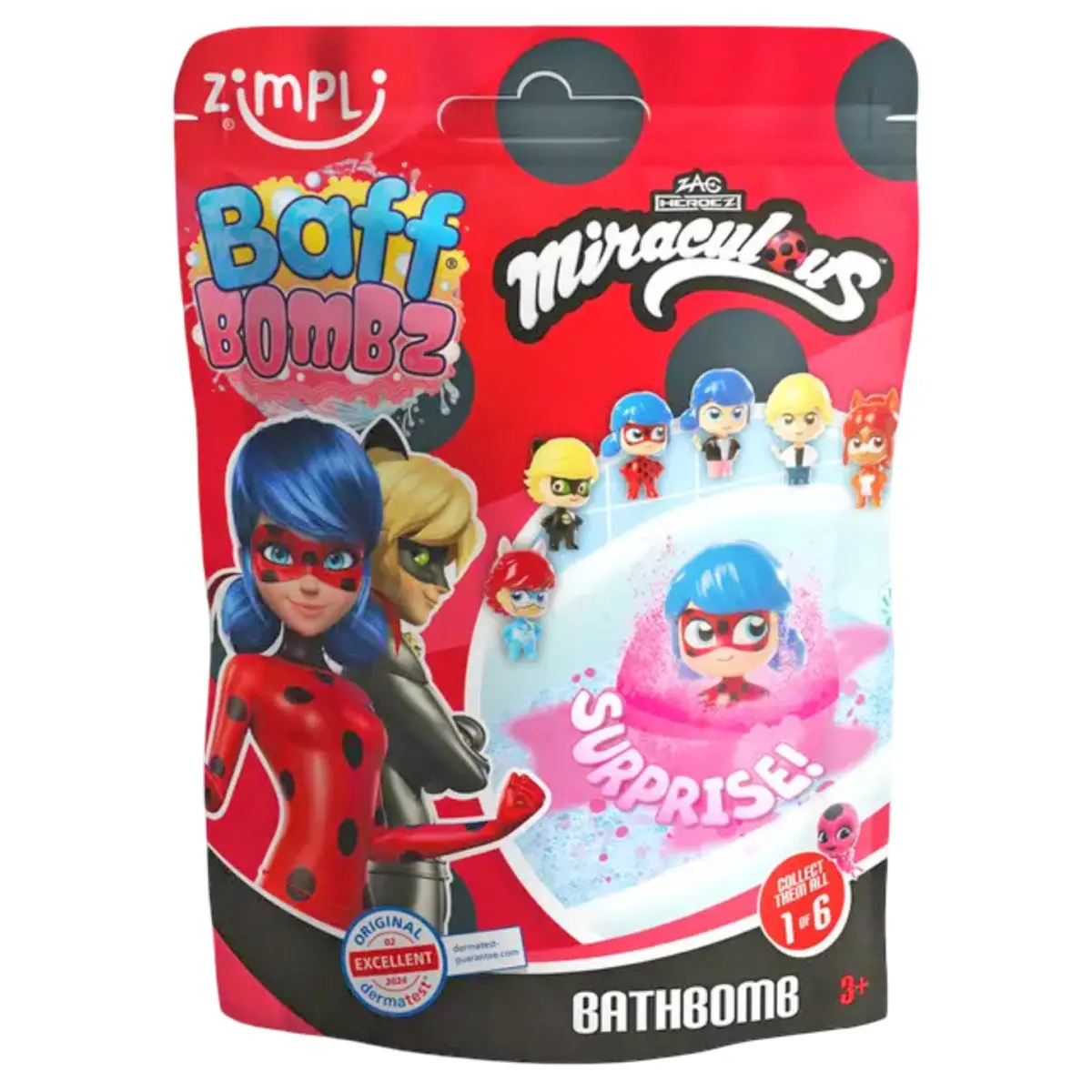 Baff Bombz Miraculous Bathbomb Figure (Styles Vary) 1