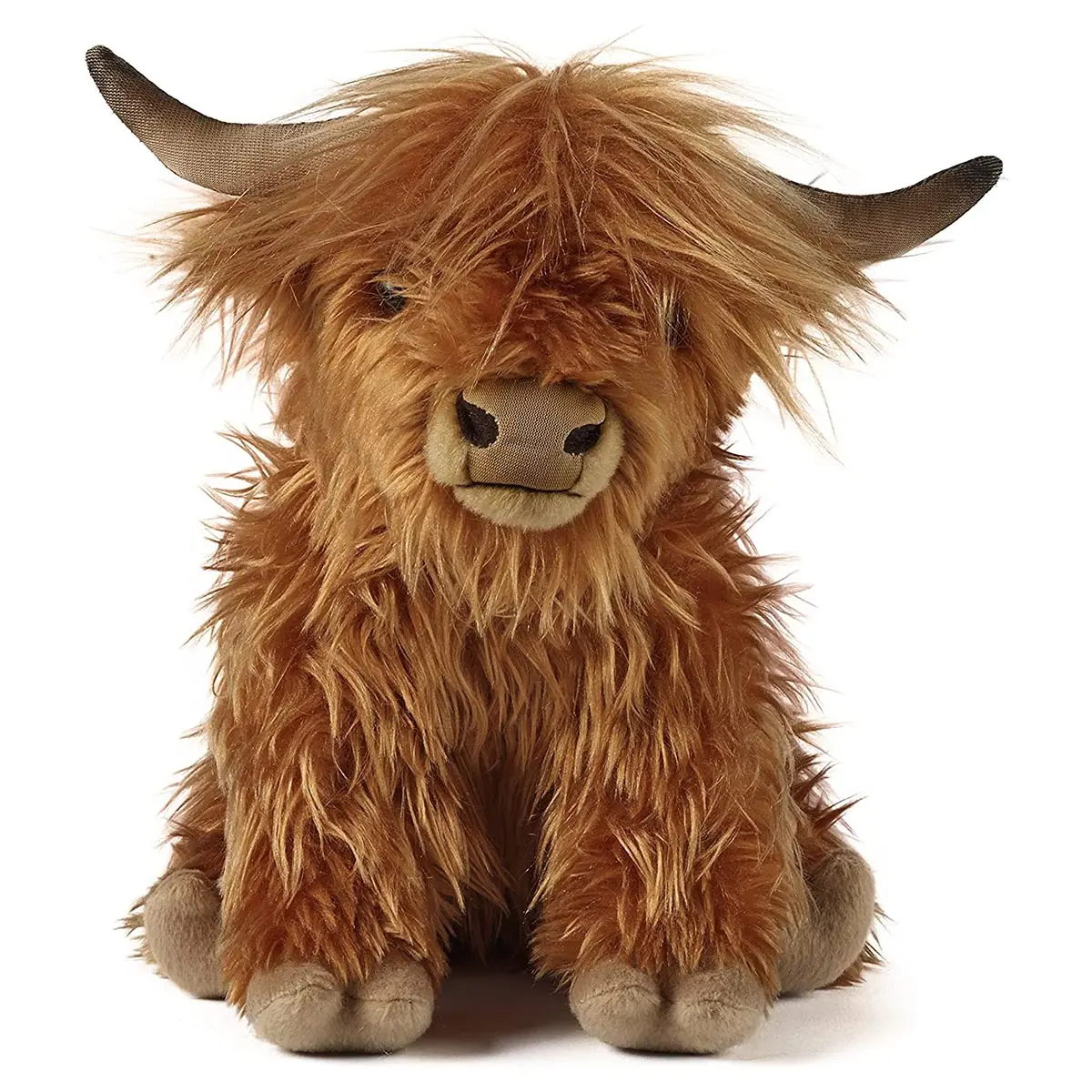 Living Nature Highland Cow With Sound 22Cm Soft Toy 1
