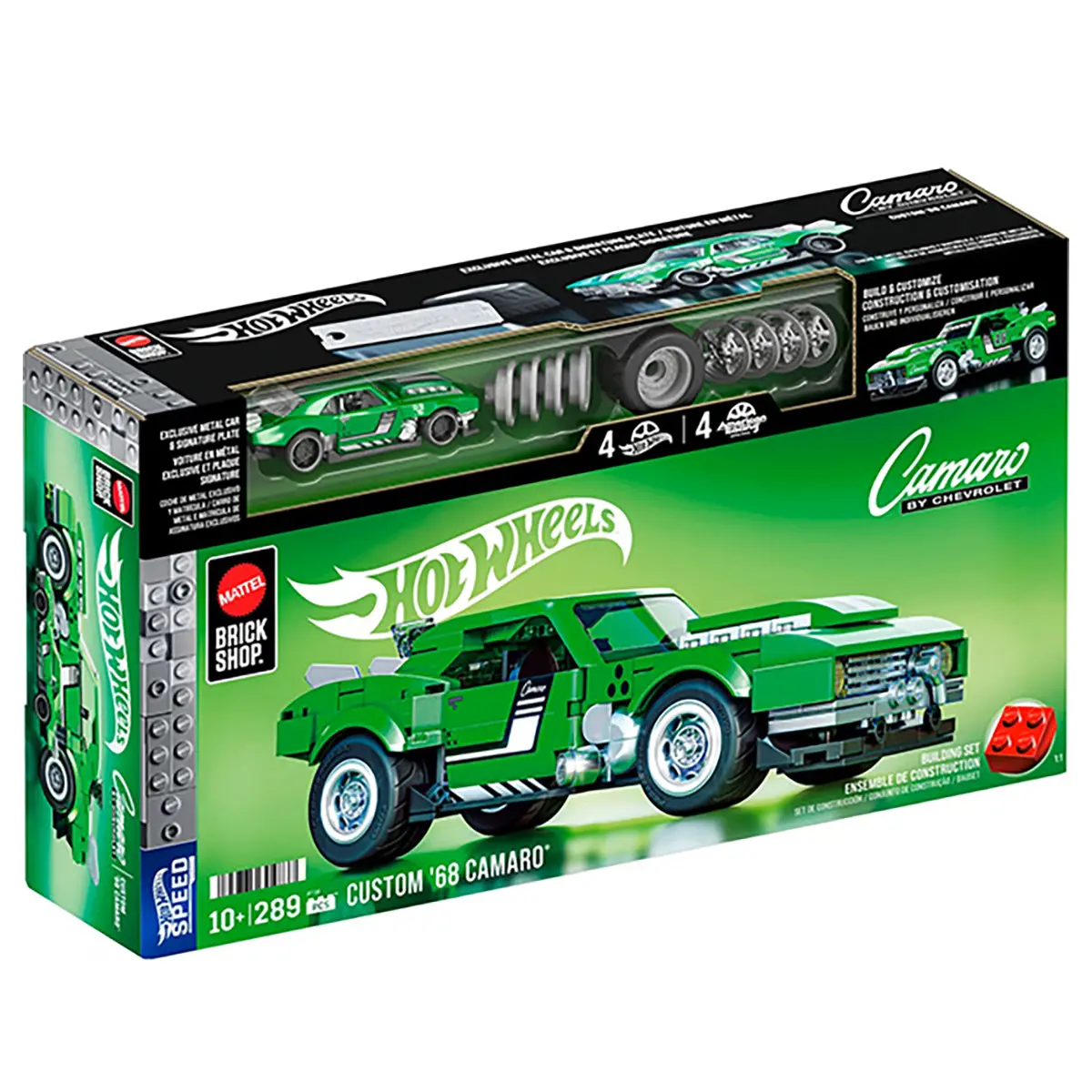 Hot Wheels Custom '68 Camero Building Set 1