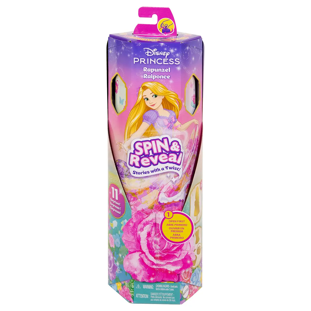 Disney Princess Rapunzel Spin & Reveal Doll 1