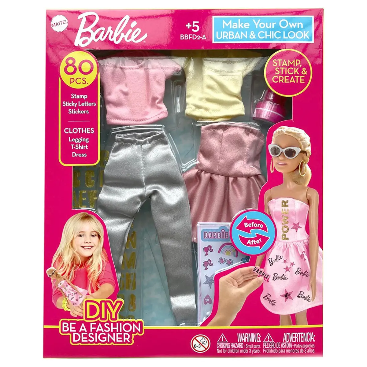 Barbie Diy Be A Fashion Designer Urban & Chic Set 1