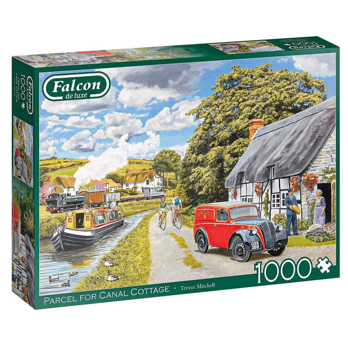 Falcon De Luxe Parcel For Canal Cottage Puzzle 1000 Piece 1