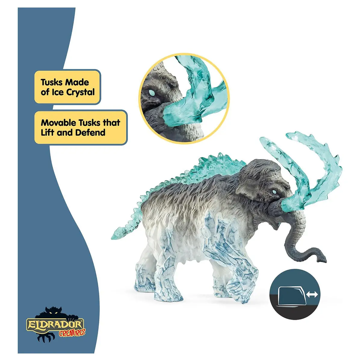 Schleich Eldrador Frost Mammoth Figure 2