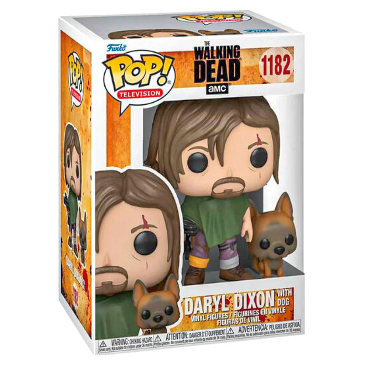 Funko Pop! Television: The Walking Dead Daryl Dixon With Dog Vinyl Figures #1182 1