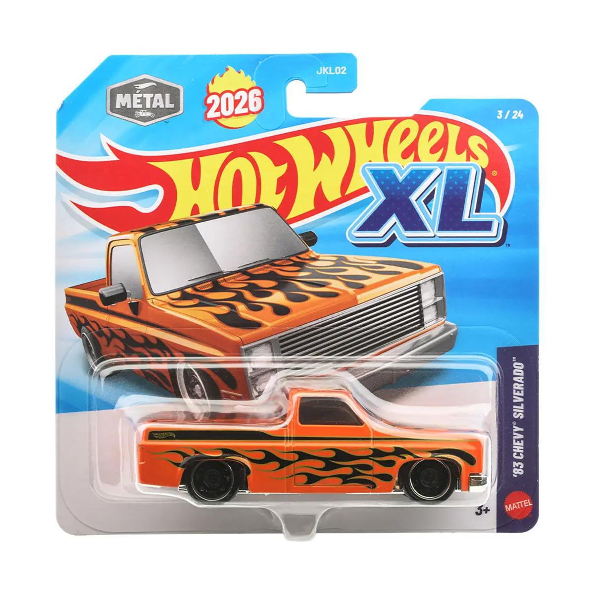 Hot Wheels 2026 Xl '83 Chevy Silverado Car (3/24) 1