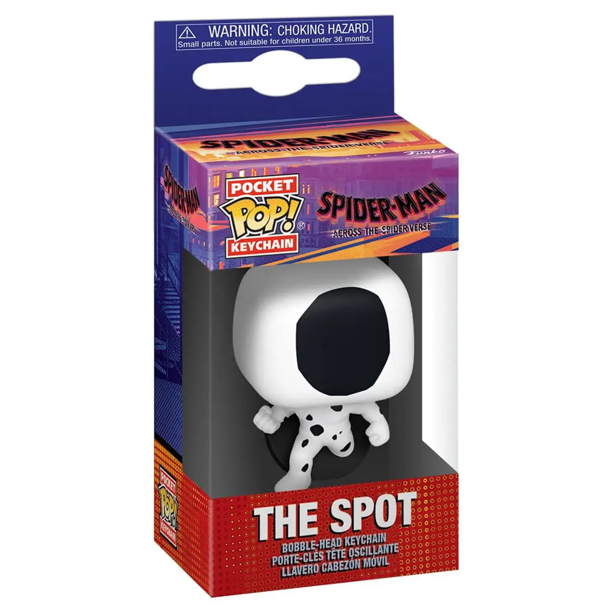Funko Pop! Pocket Keychain: Spider-Man Across The Universe: The Spot Bobble-Head Figure 1