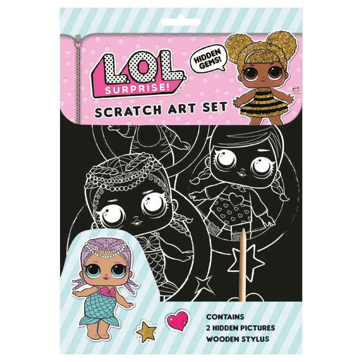 Lol Surprise! Scratch Art Set 1
