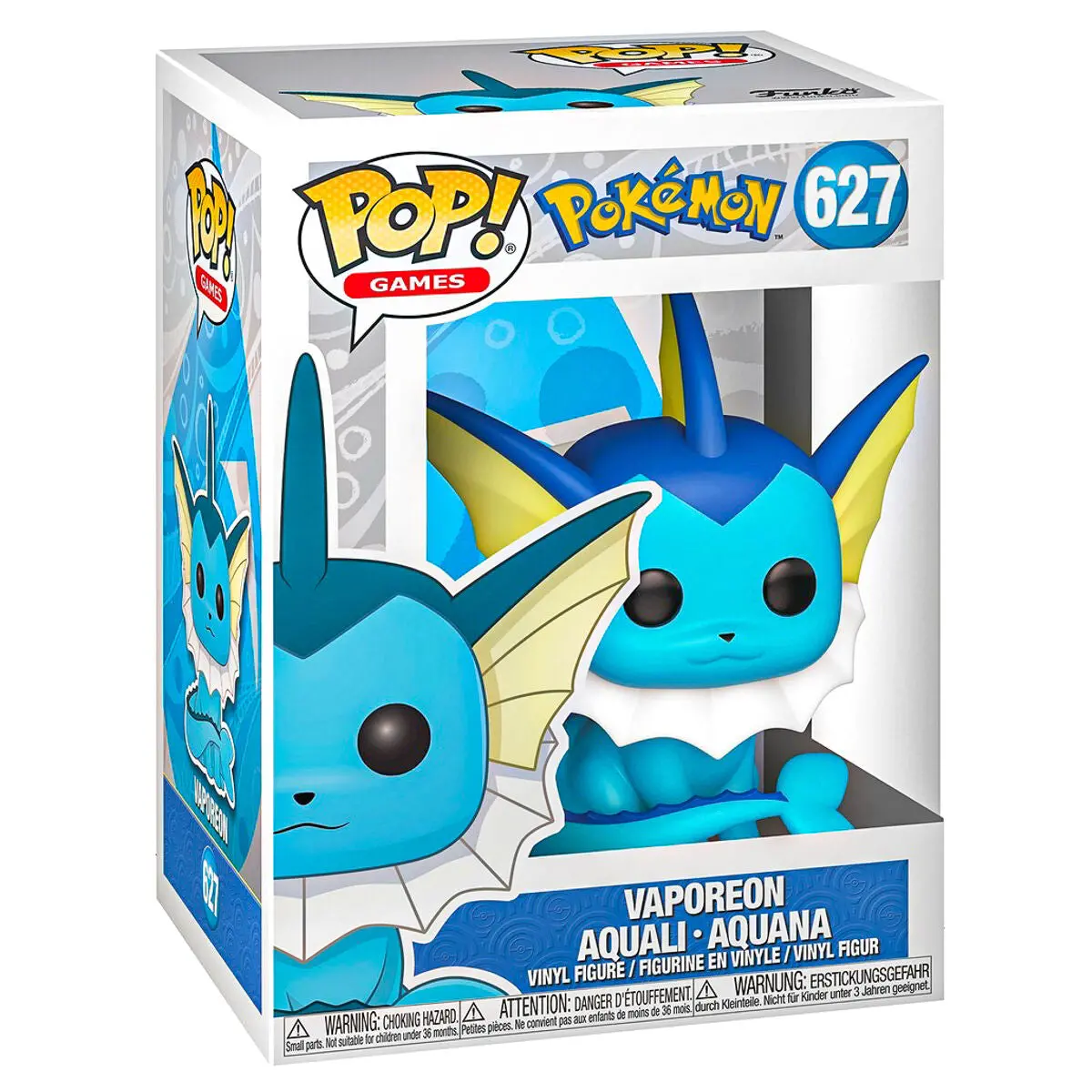 Funko Pop! Games: Pokémon Vaporeon Vinyl Figure #627 1