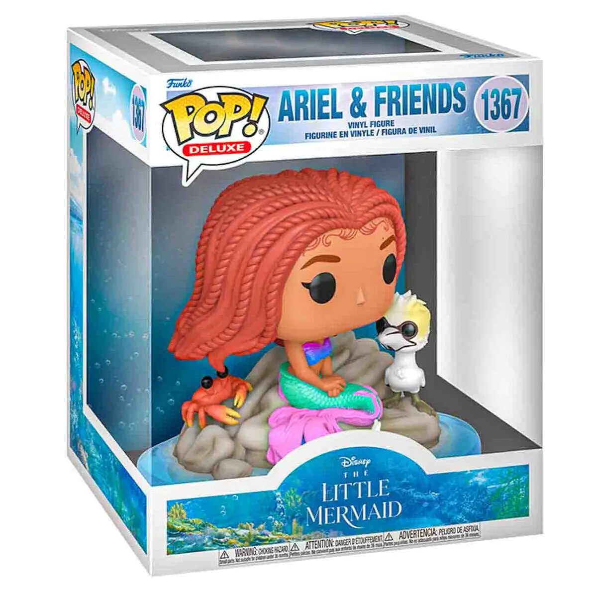Funko Pop! Deluxe: The Little Mermaid: Ariel & Friends Vinyl Figure #1367 1