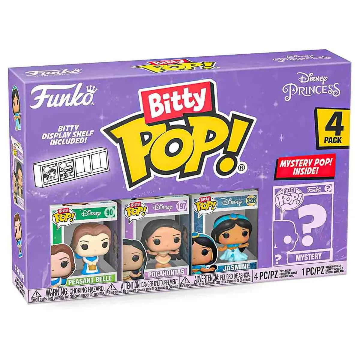 Funko Bitty Pop! Disney Princess Mini Figures Series 2 (4 Pack) 1