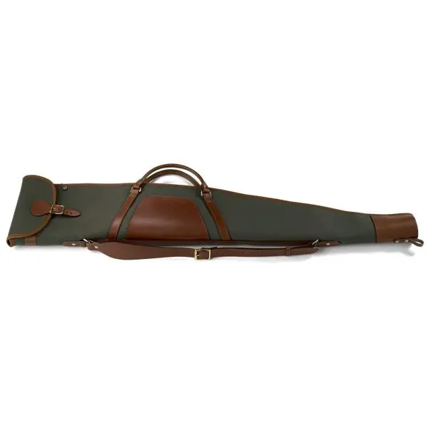Croots Rosedale Canvas Bipod Rifle Slip With Flap, Zip & Handles 1