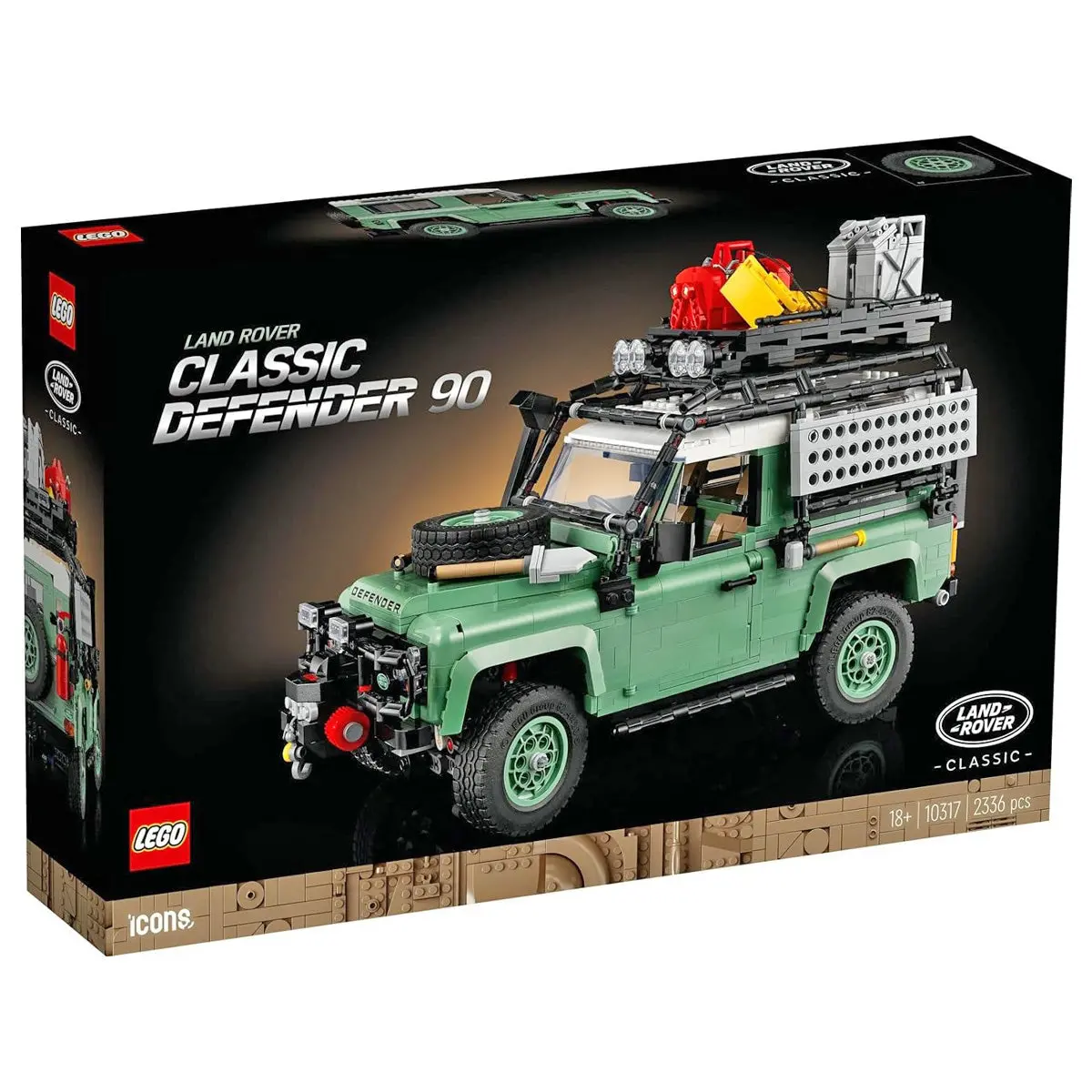 Lego Icons 10317 Land Rover Classic Defender 90 Building Set 1