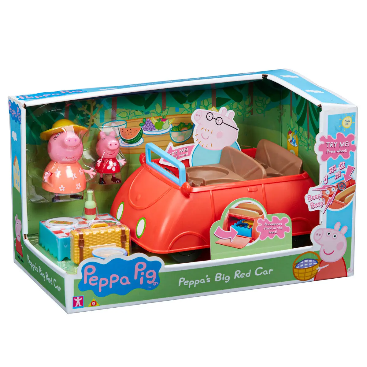 Peppa Pig Peppa's Big Red Car Toy 1