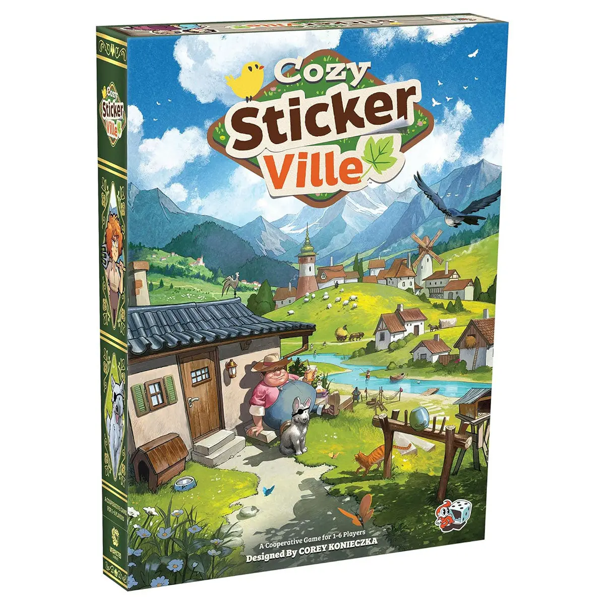 Cozy Stickerville Board Game 1